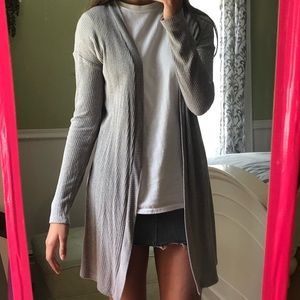 Aeropastle grey cardigan